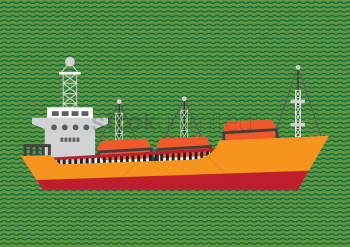 Cargo ship with containers Cargo ship with containers