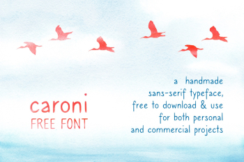 Caroni - A Handmade Typeface Caroni - A Handmade Typeface