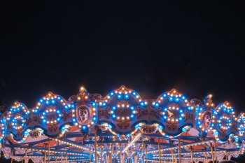 Carousel Lights At Night Carousel Lights At Night