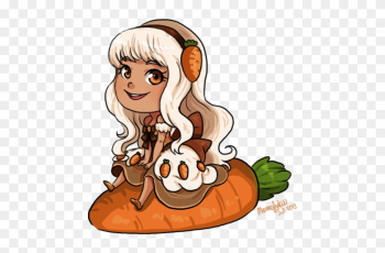 Carrot Cake - Chibi Food People Carrot Cake - Chibi Food People