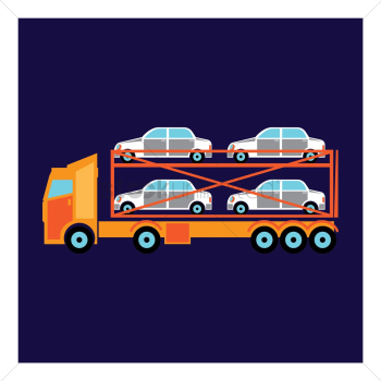 Cars in truck Cars in truck