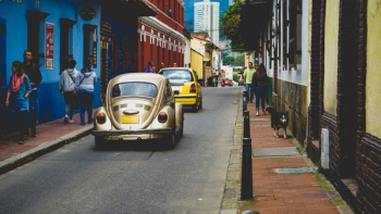 Cars On Carribean Streets Cars On Carribean Streets