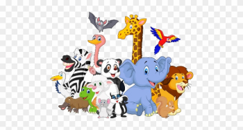 Cartoon Animal Group Image - Group Of Animals Cartoon