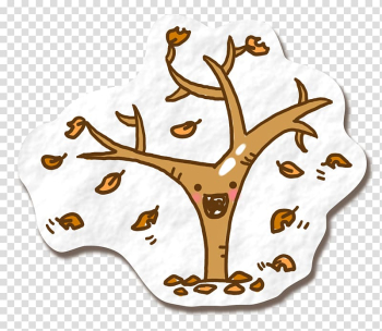 Cartoon Autumn Tree, Autumn tree transparent background PNG clipart Cartoon Autumn Tree, Autumn tree transparent background PNG clipart