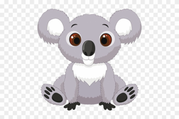 Cartoon Baby Koala Bear On A Transparent Background - Koala Cartoon Baby Cartoon Baby Koala Bear On A Transparent Background - Koala Cartoon Baby