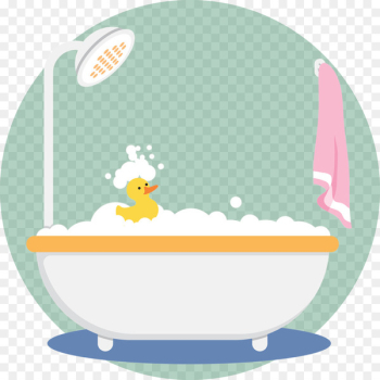 Cartoon Bathtub Illustration - Simple cartoon bathtub vector Cartoon Bathtub Illustration - Simple cartoon bathtub vector