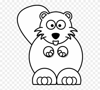 Cartoon Beaver Black White Line Coloring Sheet Colouring - Baby Hippo Coloring Pages Cartoon Beaver Black White Line Coloring Sheet Colouring - Baby Hippo Coloring Pages