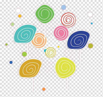 Cartoon Candy , Hand-painted candy cartoon creative food,Cartoon hand colored circle transparent background PNG clipart