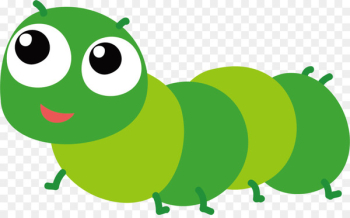 Cartoon Caterpillar - Vector map of caterpillars Cartoon Caterpillar - Vector map of caterpillars