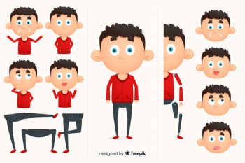 Cartoon character for motion design Cartoon character for motion design