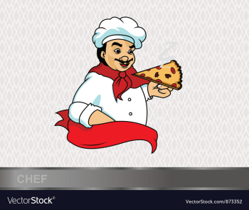 Cartoon chef vector image Cartoon chef vector image