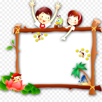 Cartoon Child - Children's Day Border Cartoon Child - Children's Day Border