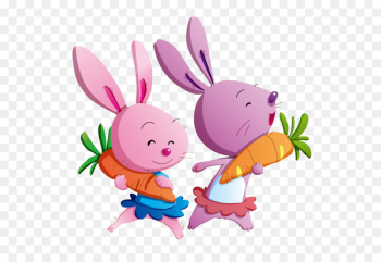 Cartoon Child Rabbit Carrot - Cartoon rabbit Na Luobu Cartoon Child Rabbit Carrot - Cartoon rabbit Na Luobu