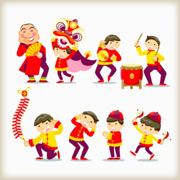 Cartoon Chinese people Cartoon Chinese people