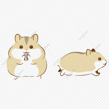 Cartoon Cute Hamster Hand Drawn Cartoon Character, Original ...