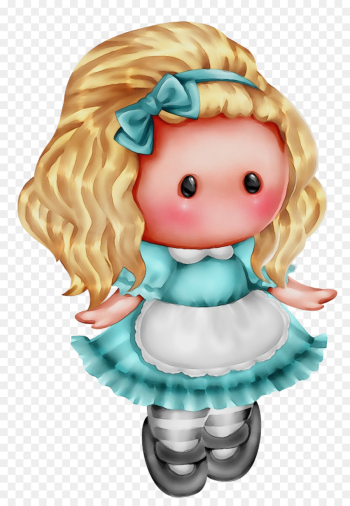 cartoon doll brown hair figurine toy cartoon doll brown hair figurine toy