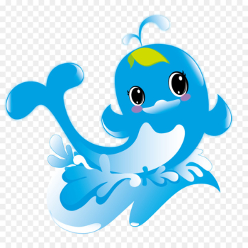 Cartoon Dolphin Cuteness - Cartoon fish drops Cartoon Dolphin Cuteness - Cartoon fish drops