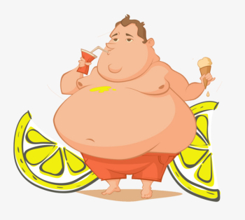 Cartoon Fat Boy, Boy Clipart, The Fat, Fat Boy PNG and PSD File ...