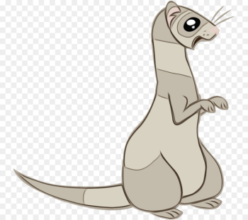 cartoon ferret tail mustelidae stoat cartoon ferret tail mustelidae stoat