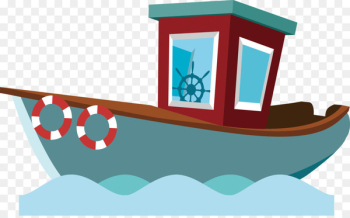 Cartoon Fishing vessel Boat - Fisherman fishing boat Cartoon Fishing vessel Boat - Fisherman fishing boat