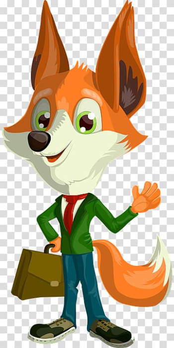 Cartoon Fox Illustration, fox transparent background PNG clipart Cartoon Fox Illustration, fox transparent background PNG clipart