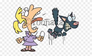 Cartoon Girl Screaming Cartoon Girl Screaming
