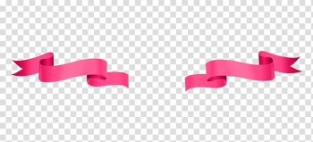 Cartoon hand painted pink ribbon border transparent background PNG clipart Cartoon hand painted pink ribbon border transparent background PNG clipart