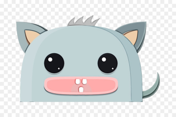 cartoon head pink eye snout cartoon head pink eye snout