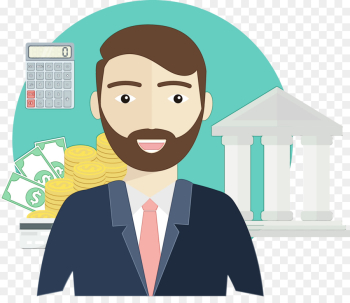 cartoon head white-collar worker job employment cartoon head white-collar worker job employment