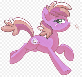 cartoon horse pink violet animal figure cartoon horse pink violet animal figure