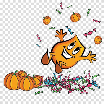 Cartoon Illustration, Cartoon wizard pumpkin transparent background PNG clipart Cartoon Illustration, Cartoon wizard pumpkin transparent background PNG clipart