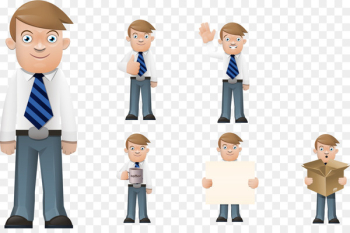 Cartoon Illustration - Vector Business people Cartoon Illustration - Vector Business people