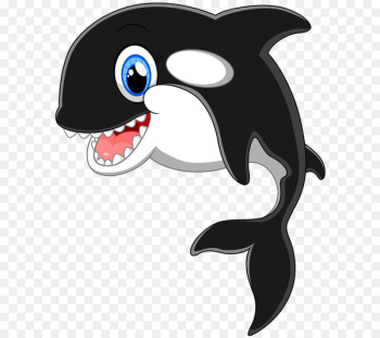 Cartoon Killer whale Clip art - Black Dolphin Cartoon Killer whale Clip art - Black Dolphin