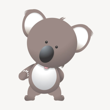 Cartoon koala bear clipart, cute | Free Photo - rawpixel Cartoon koala bear clipart, cute | Free Photo - rawpixel