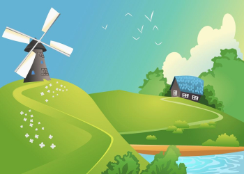 Cartoon landscape background, environment illustration | Free PSD - rawpixel Cartoon landscape background, environment illustration | Free PSD - rawpixel