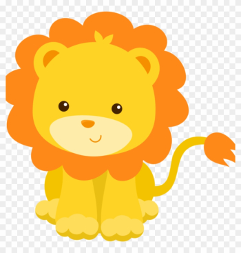 Cartoon Lion Clipart Lion Clipart Cute Borders Vectors - Clipart Baby Jungle Animals