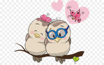 Cartoon Love Clip art - Love Birds Cartoon Love Clip art - Love Birds