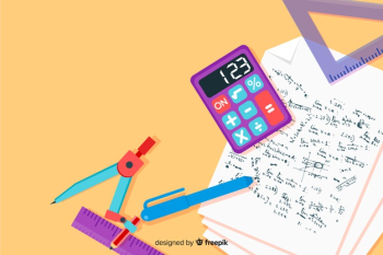 Cartoon math concept background Free Vector Cartoon math concept background Free Vector