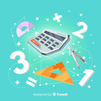 Cartoon math concept background Free Vector Cartoon math concept background Free Vector
