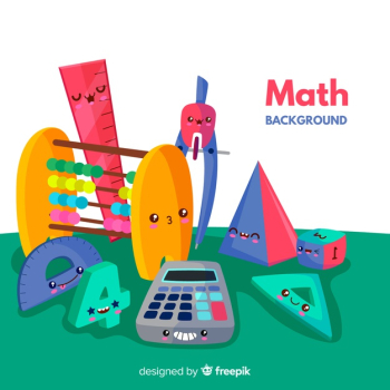 Cartoon math elements background Free Vector Cartoon math elements background Free Vector