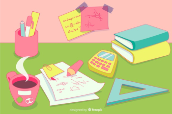 Cartoon math elements background Free Vector Cartoon math elements background Free Vector