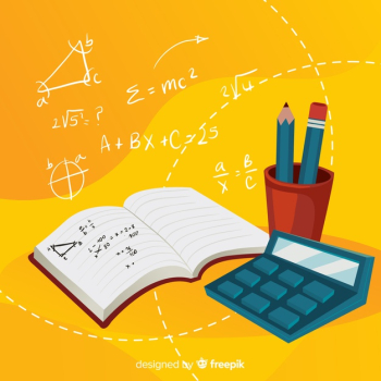 Cartoon math elements background Free Vector Cartoon math elements background Free Vector