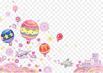 Cartoon Mural Wallpaper - Cute Pink Cartoon Mural Wallpaper - Cute Pink
