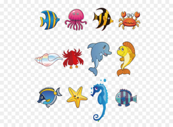 Cartoon Ocean Deep sea creature Clip art - Fish Cartoon Ocean Deep sea creature Clip art - Fish