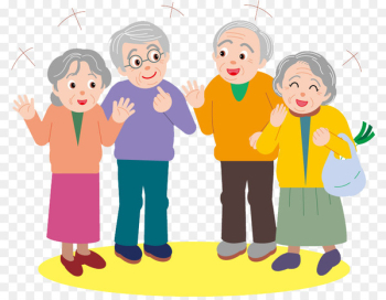 Cartoon Old age Clip art - Elderly party Cartoon Old age Clip art - Elderly party