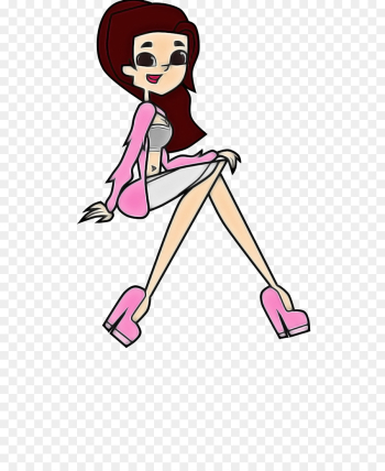 cartoon pink leg footwear style cartoon pink leg footwear style