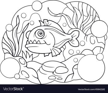 cartoon piranha fish cartoon piranha fish