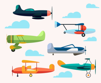 Cartoon Plane Vector Cartoon Plane Vector