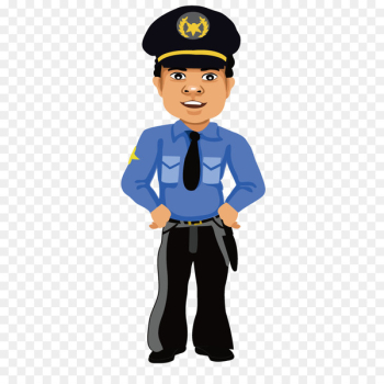 Cartoon Police officer - Vector People's Police Cartoon Police officer - Vector People's Police