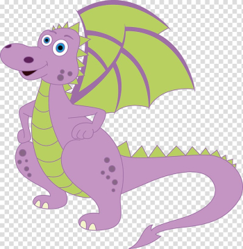 Cartoon , Purple dinosaur transparent background PNG clipart